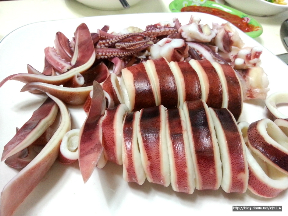 오징어숙회 250